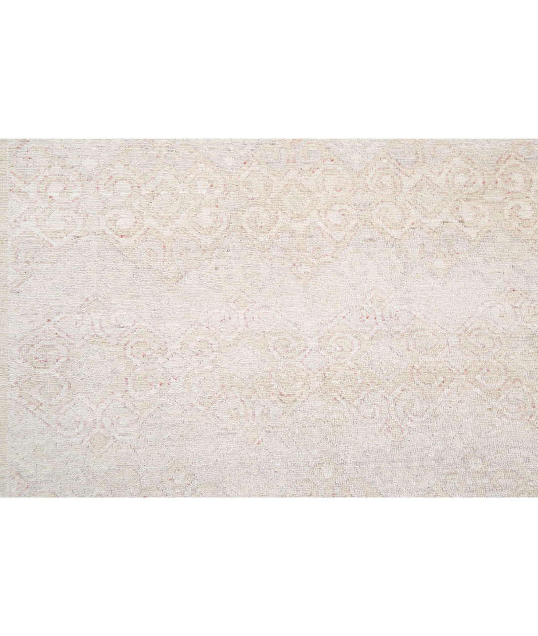 Hand Knotted Artemix Wool Rug - 8'0'' x 9'4'' 8'0'' x 9'4'' (240 X 280) / Ivory / Taupe
