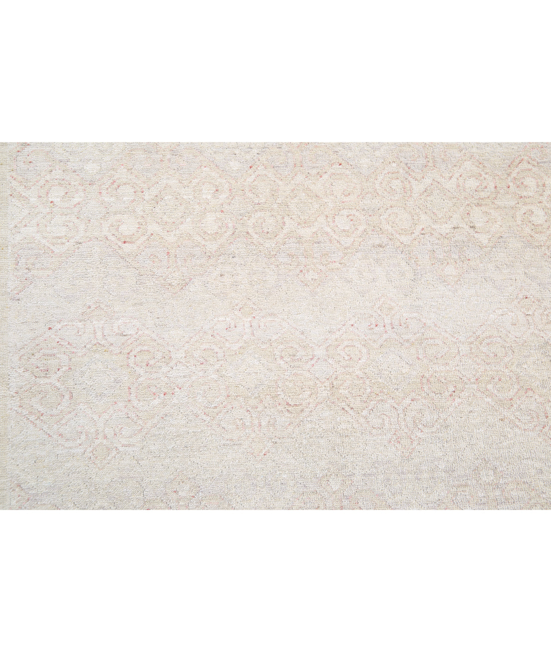 Hand Knotted Artemix Wool Rug - 8'0'' x 9'4'' 8'0'' x 9'4'' (240 X 280) / Ivory / Taupe