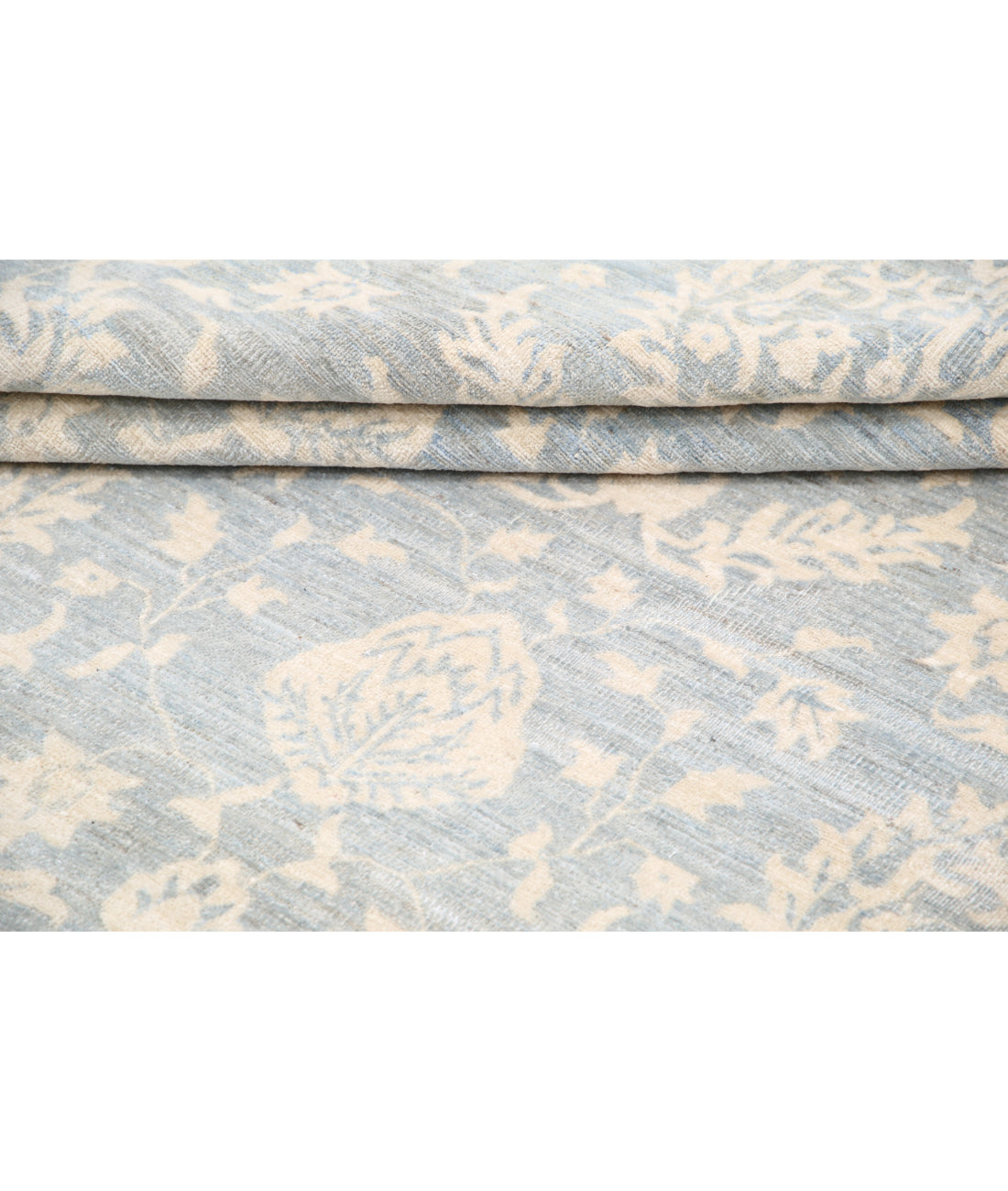 Hand Knotted Artemix Wool Rug - 8'11'' x 11'6'' 8'11'' x 11'6'' (268 X 345) / Grey / Ivory