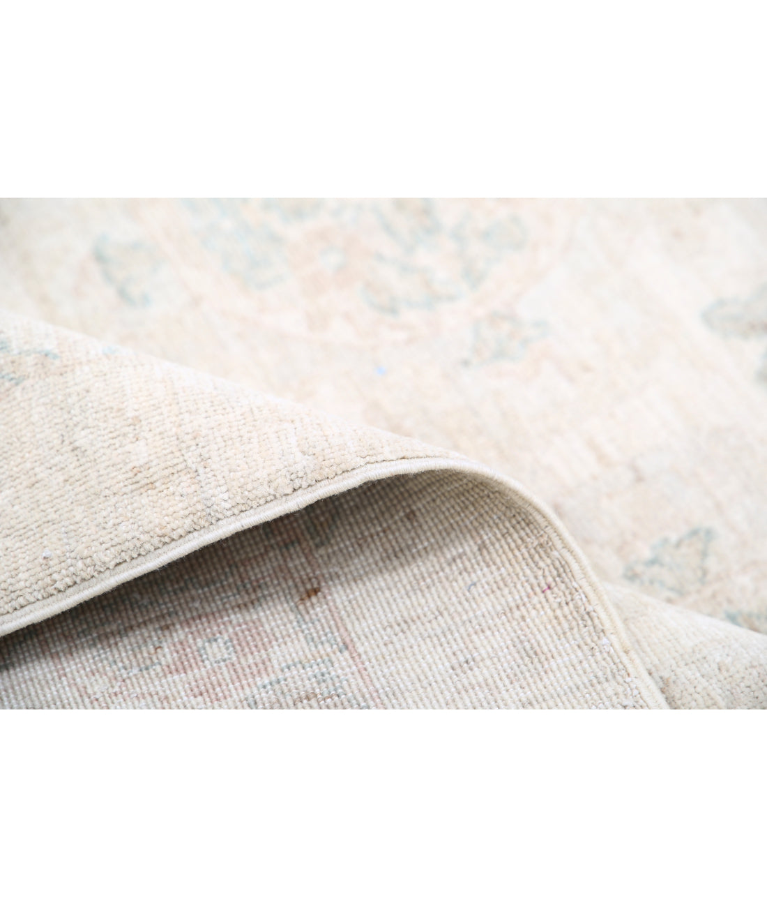 Hand Knotted Artemix Wool Rug - 9'1'' x 12'3'' 9'1'' x 12'3'' (273 X 368) / Ivory / Taupe