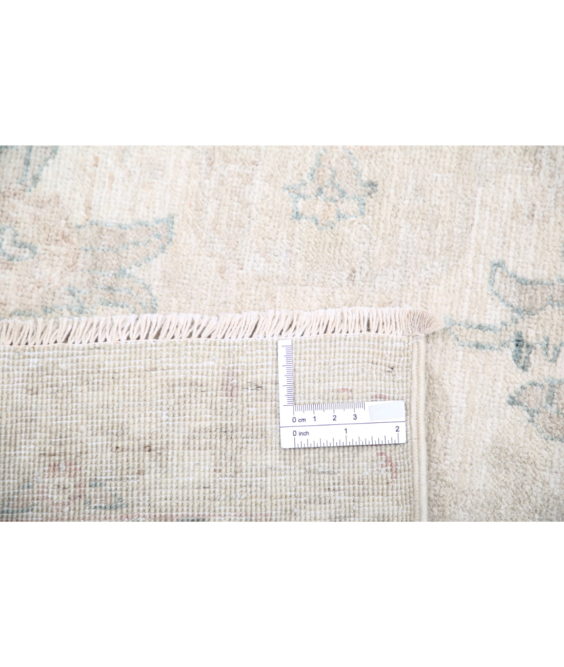 Hand Knotted Artemix Wool Rug - 9'1'' x 12'3'' 9'1'' x 12'3'' (273 X 368) / Ivory / Taupe