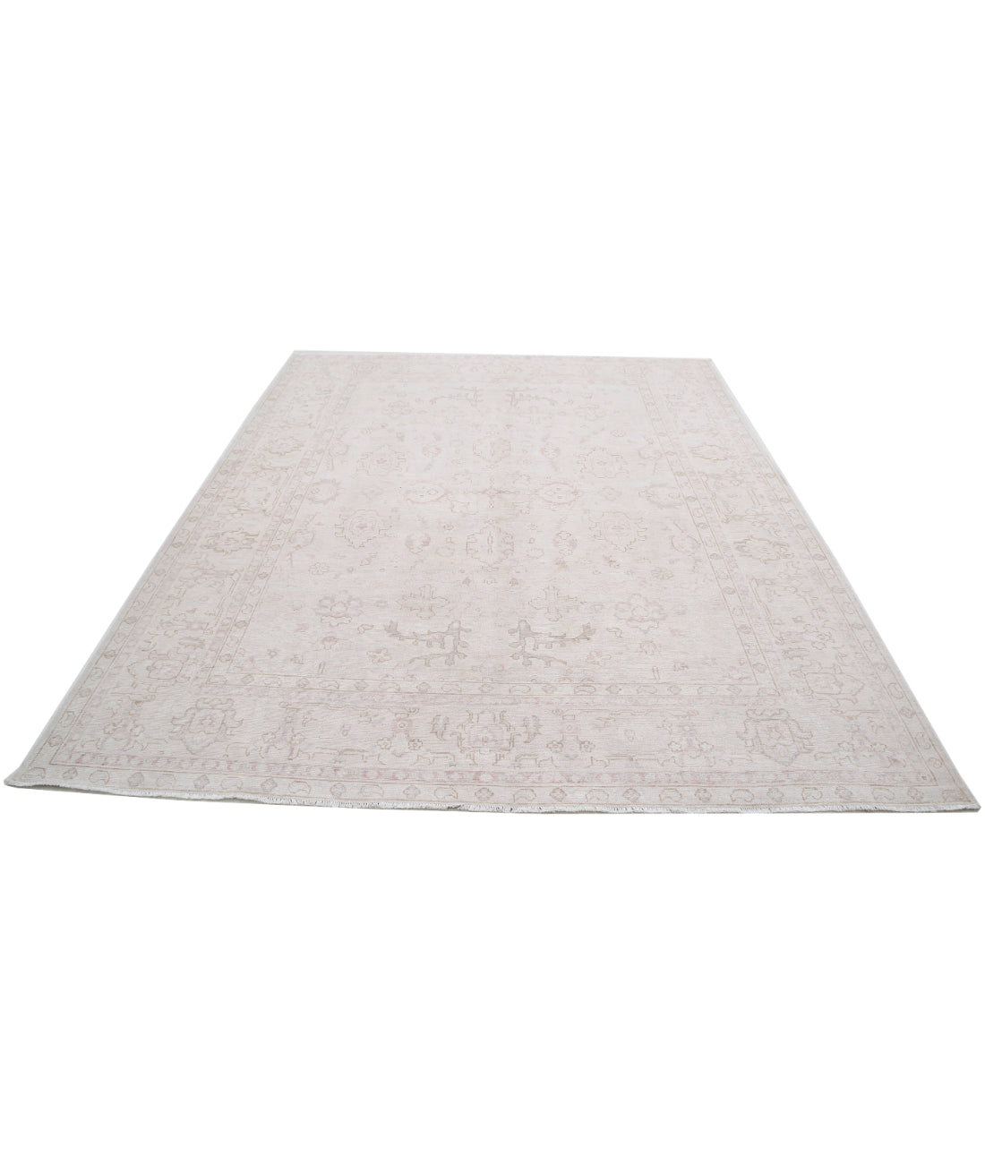 Hand Knotted Serenity Wool Rug - 7'10'' x 9'8'' 7'10'' x 9'8'' (235 X 290) / Ivory / Ivory