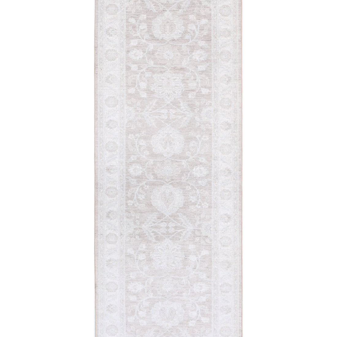 Alfombra de lana Serenity anudada a mano - 2'8'' x 7'8''