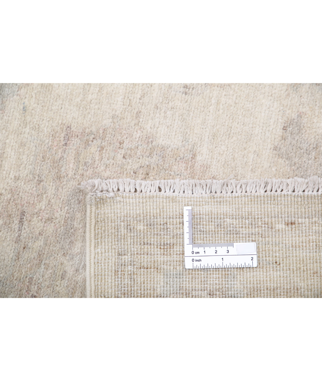 Hand Knotted Serenity Wool Rug - 2'6'' x 8'6'' 2'6'' x 8'6'' (75 X 255) / Ivory / Brown