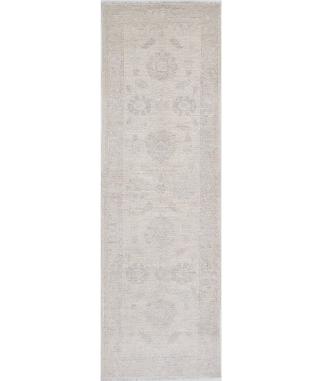 Hand Knotted Serenity Wool Rug - 2&#39;6&#39;&#39; x 8&#39;6&#39;&#39; 2&#39;6&#39;&#39; x 8&#39;6&#39;&#39; (75 X 255) / Ivory / Brown