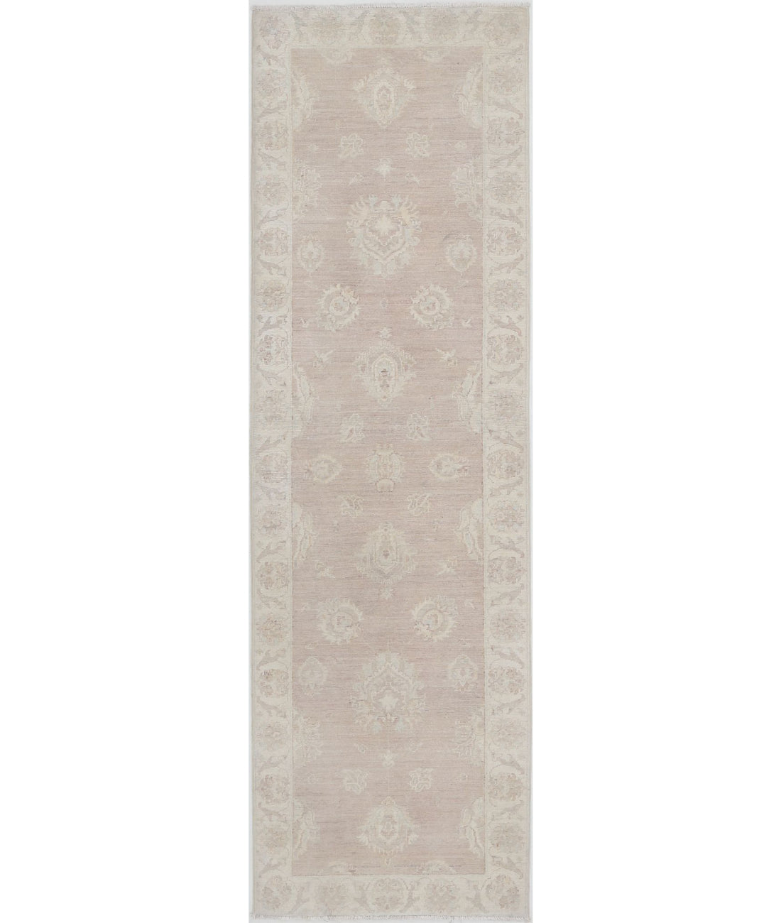 Alfombra de lana Serenity anudada a mano - 2'5'' x 7'11''