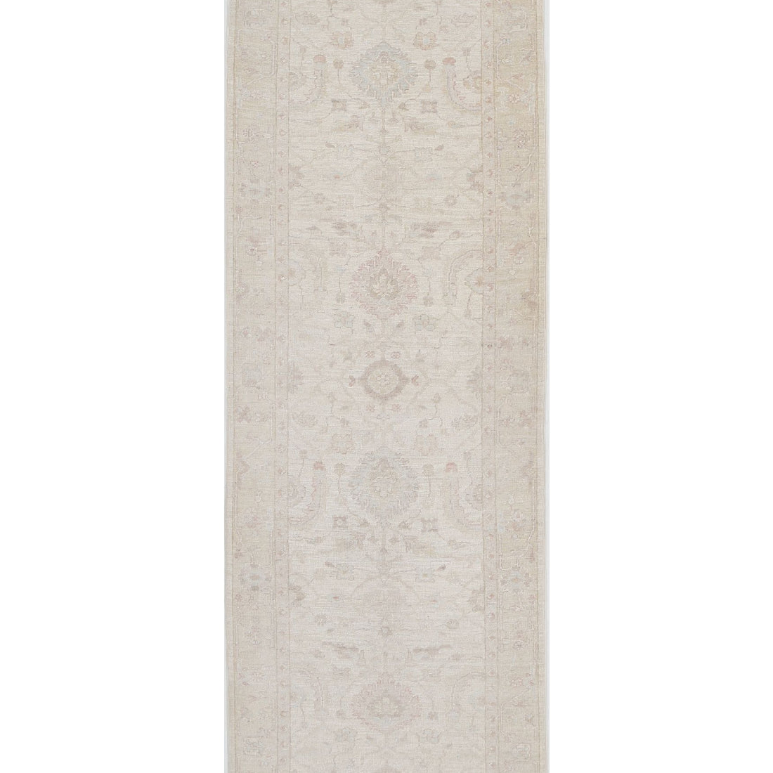Alfombra de lana Serenity anudada a mano - 2'7'' x 7'9''