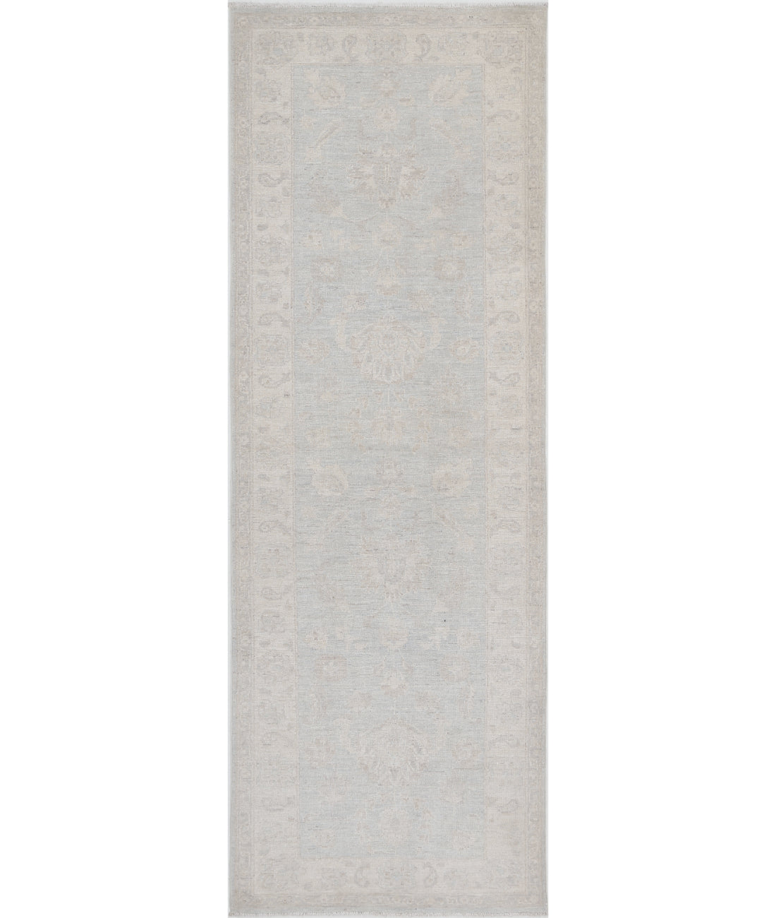 Hand Knotted Serenity Wool Rug - 2&#39;8&#39;&#39; x 8&#39;1&#39;&#39; 2&#39;8&#39;&#39; x 8&#39;1&#39;&#39; (80 X 243) / Grey / Ivory