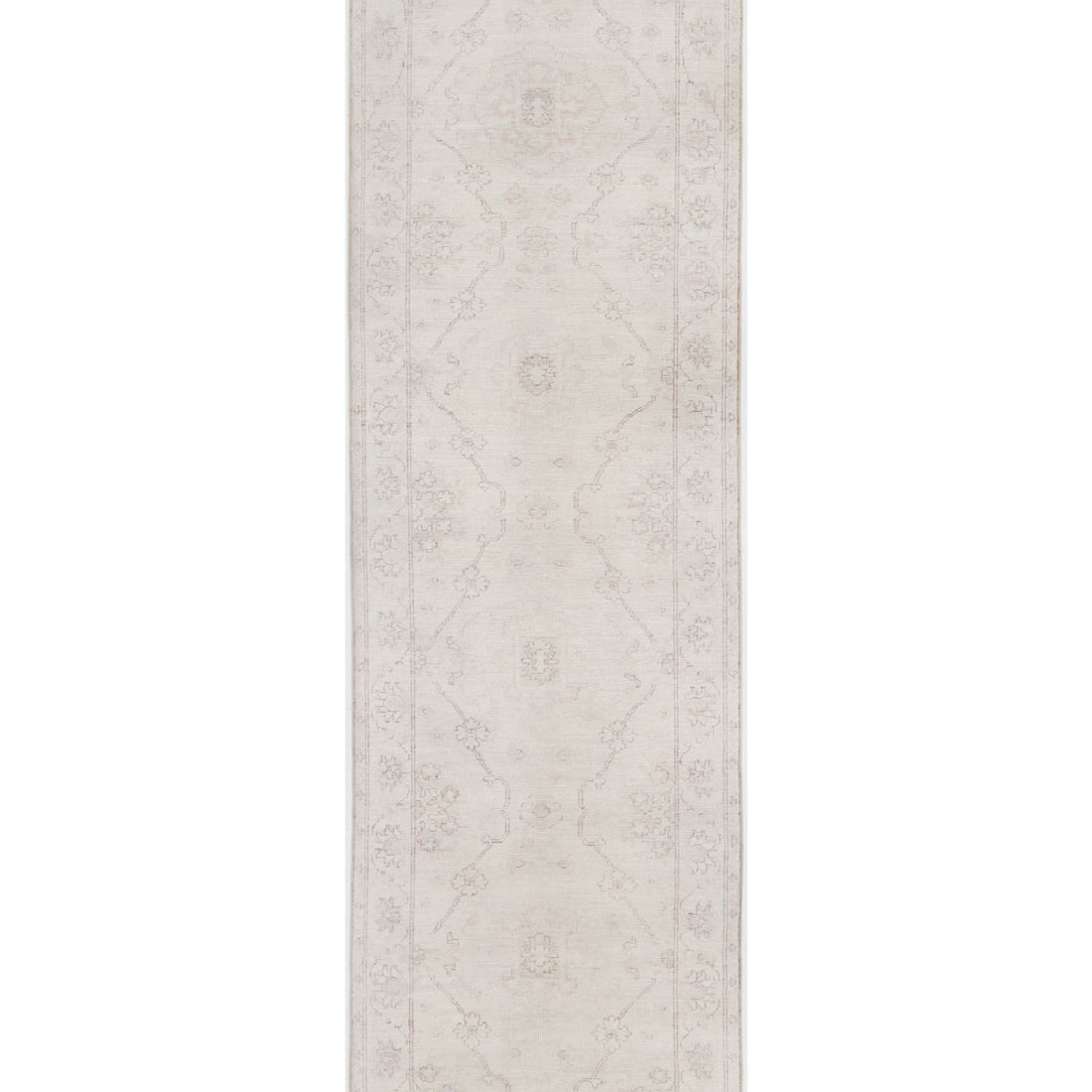 Alfombra de lana Serenity anudada a mano - 2'8'' x 8'9''