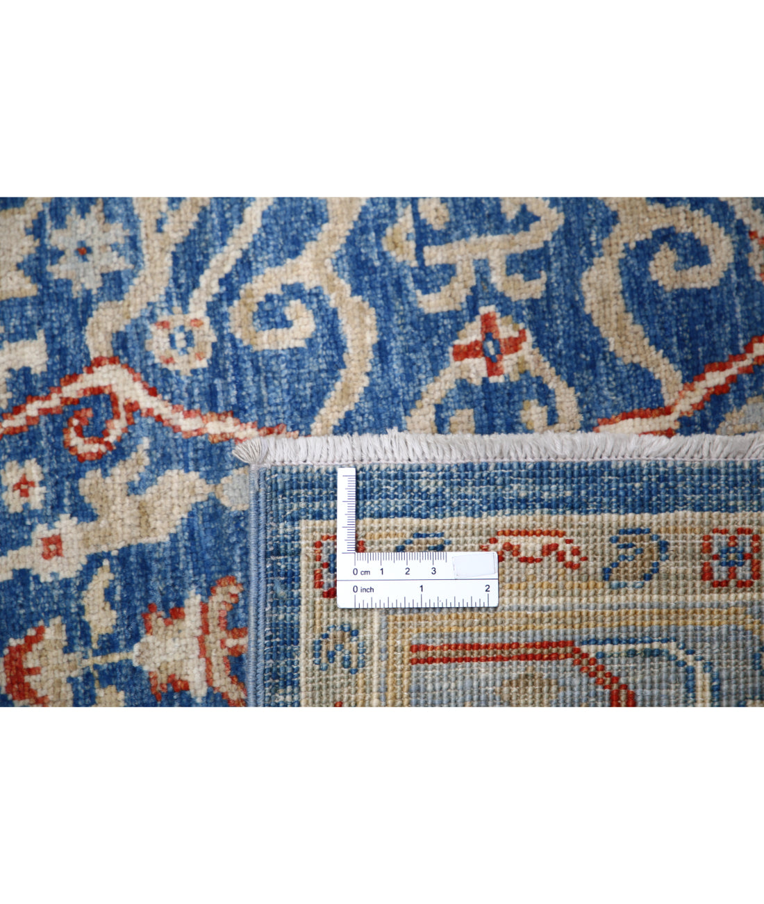 Hand Knotted Ziegler Farhan Wool Rug - 2'11'' x 8'8'' 2'11'' x 8'8'' (88 X 260) / Blue / Blue
