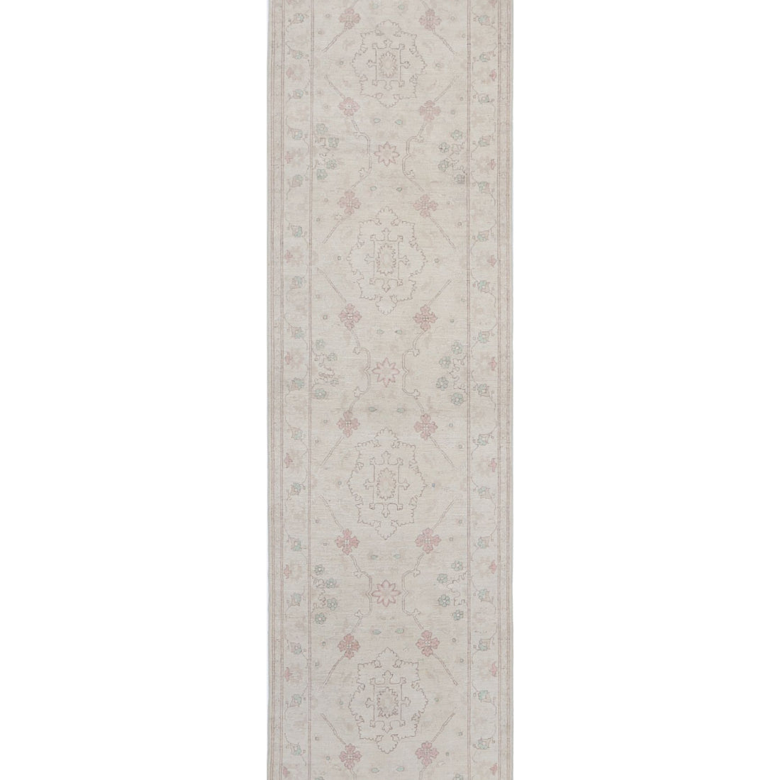 Alfombra de lana Serenity anudada a mano - 2'8'' x 9'9''