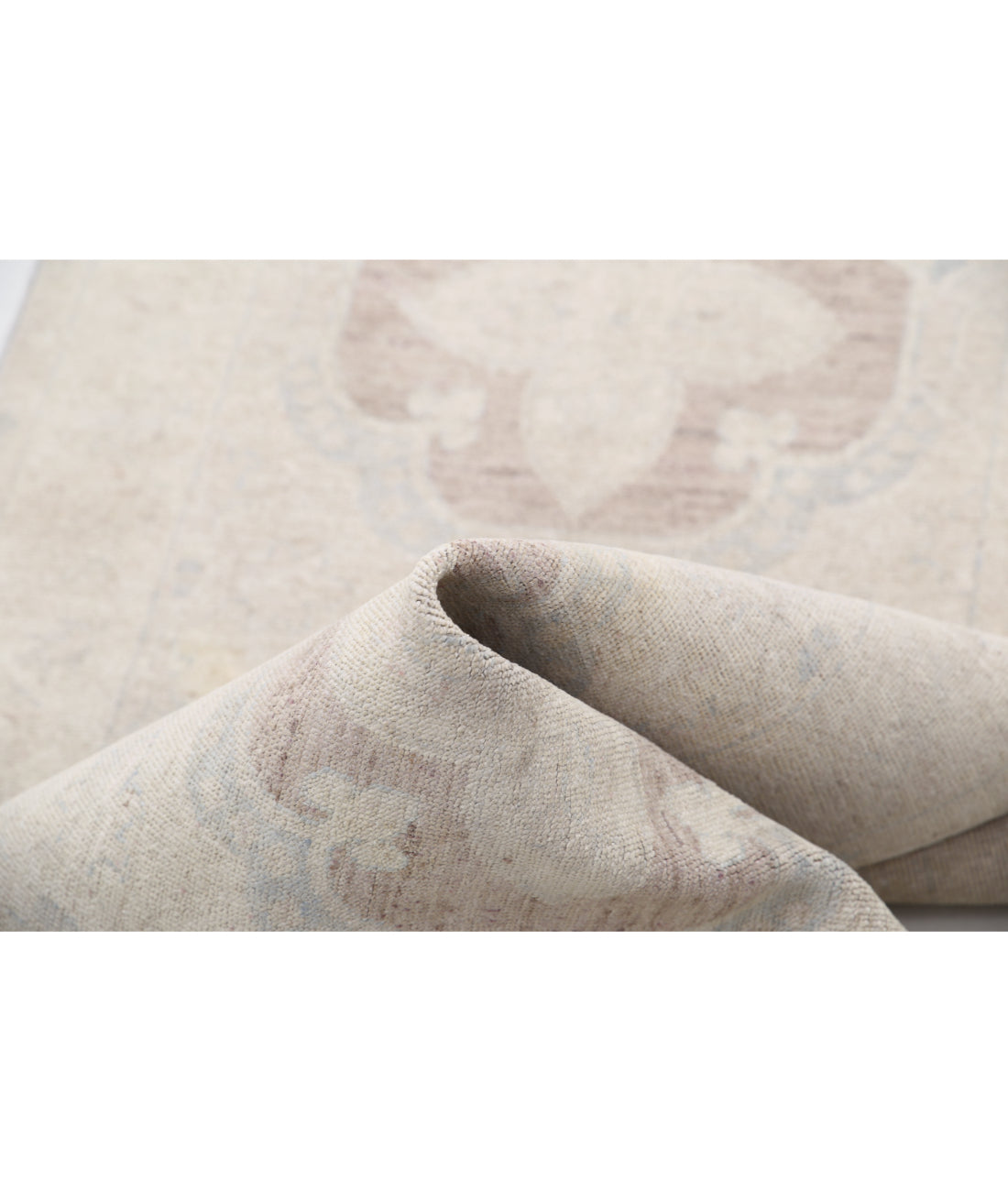 Hand Knotted Serenity Wool Rug - 2'6'' x 10'0'' 2'6'' x 10'0'' (75 X 300) / Brown / Ivory