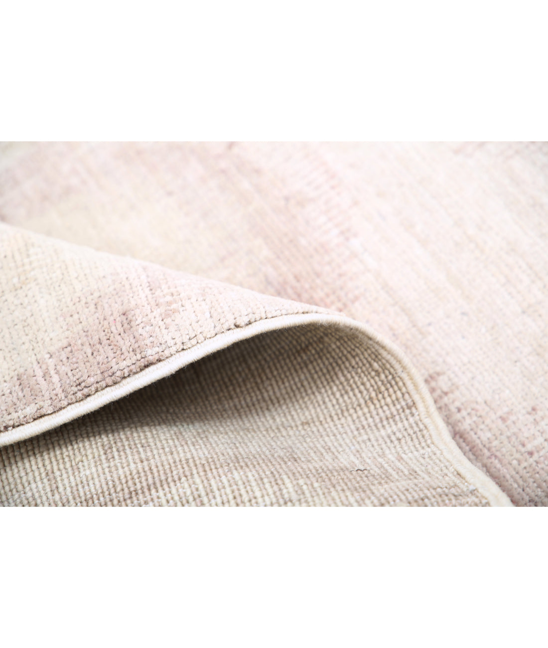 Hand Knotted Ikat Wool Rug - 6'1'' x 8'7''