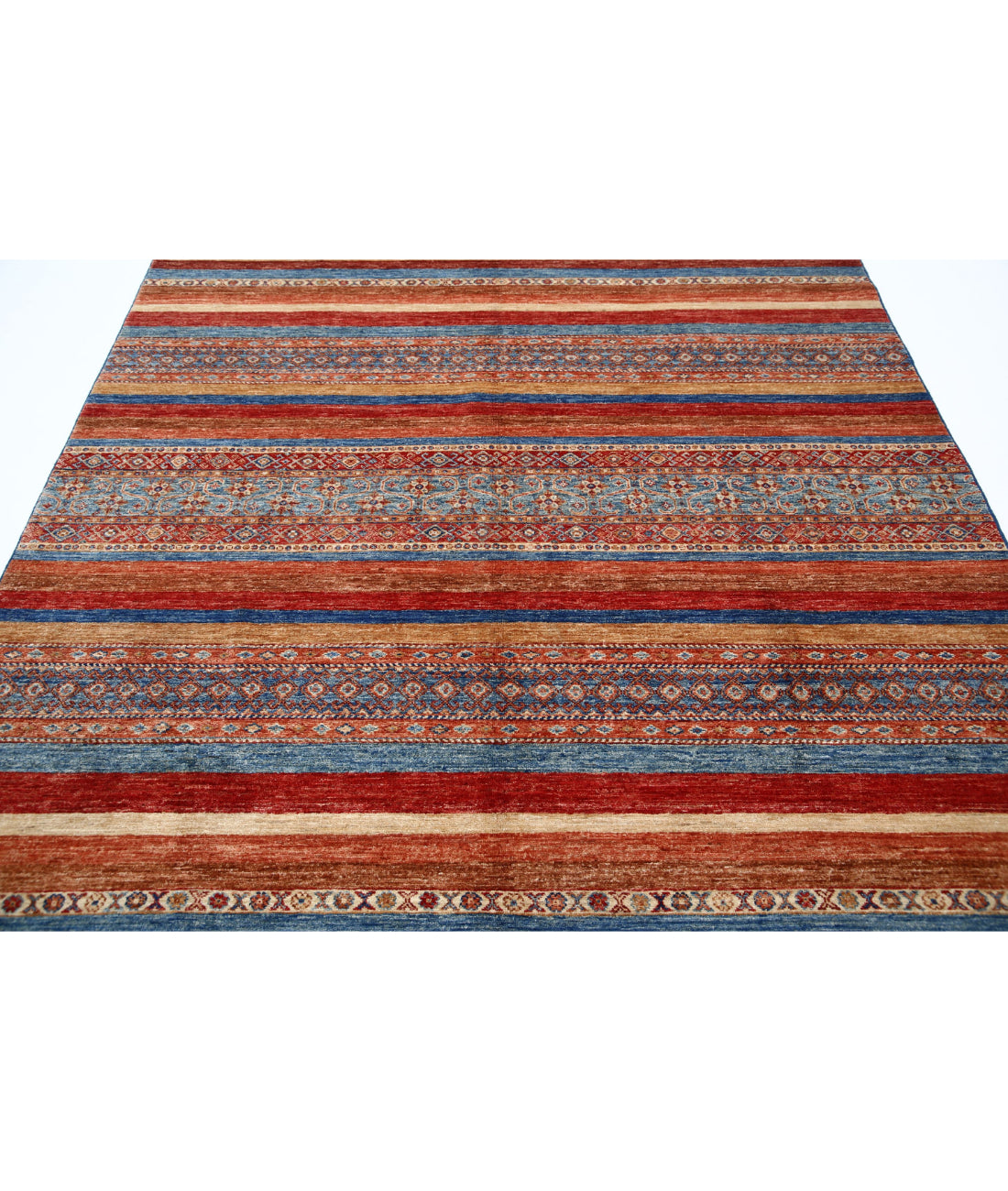 Hand Knotted Khurjeen Wool Rug - 6'7'' x 10'0'' 6'7'' x 10'0'' (198 X 300) / Multi / Multi