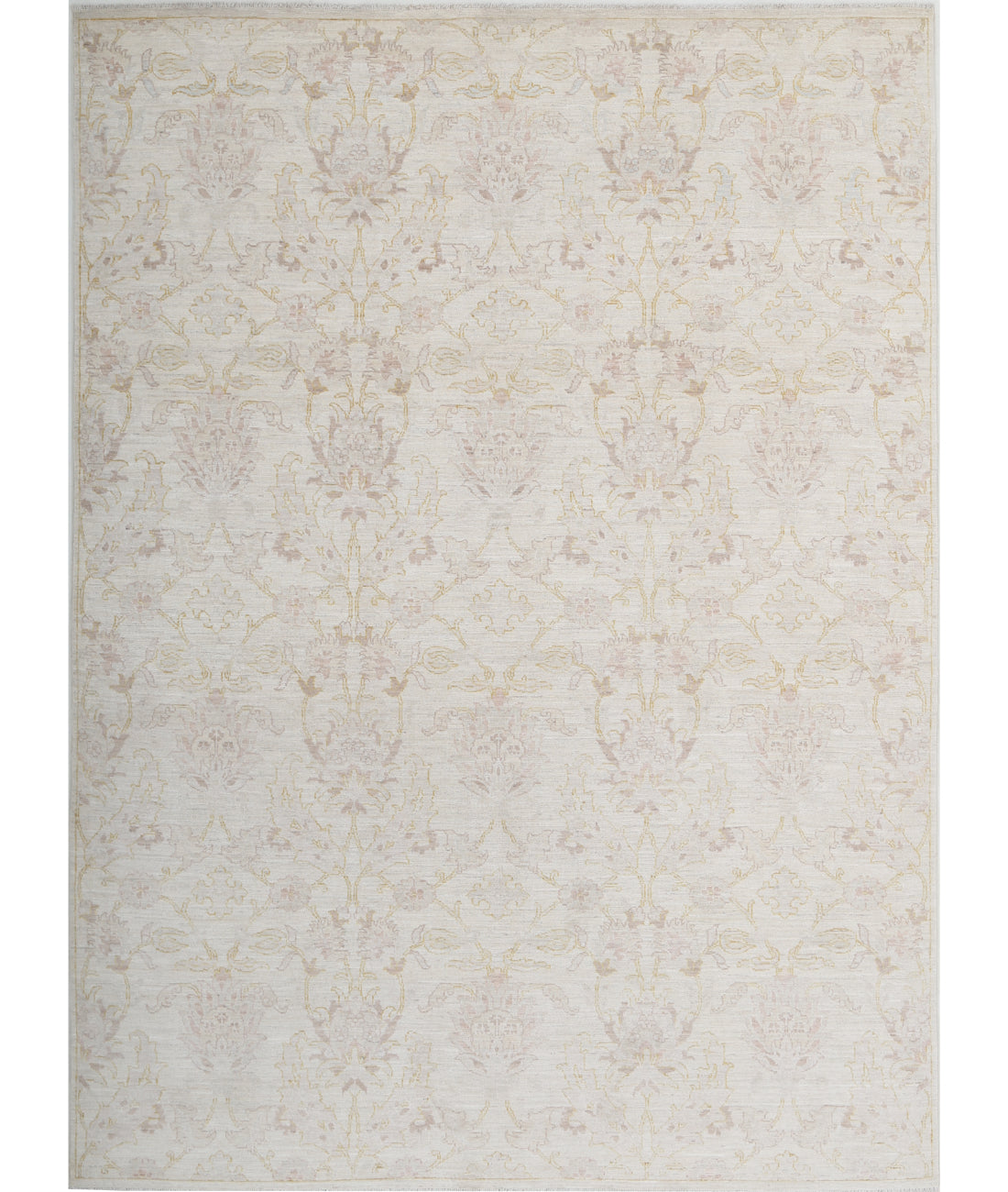 Hand Knotted Serenity Wool Rug - 6&#39;1&#39;&#39; x 8&#39;4&#39;&#39; 6&#39;1&#39;&#39; x 8&#39;4&#39;&#39; (183 X 250) / Ivory / Gold