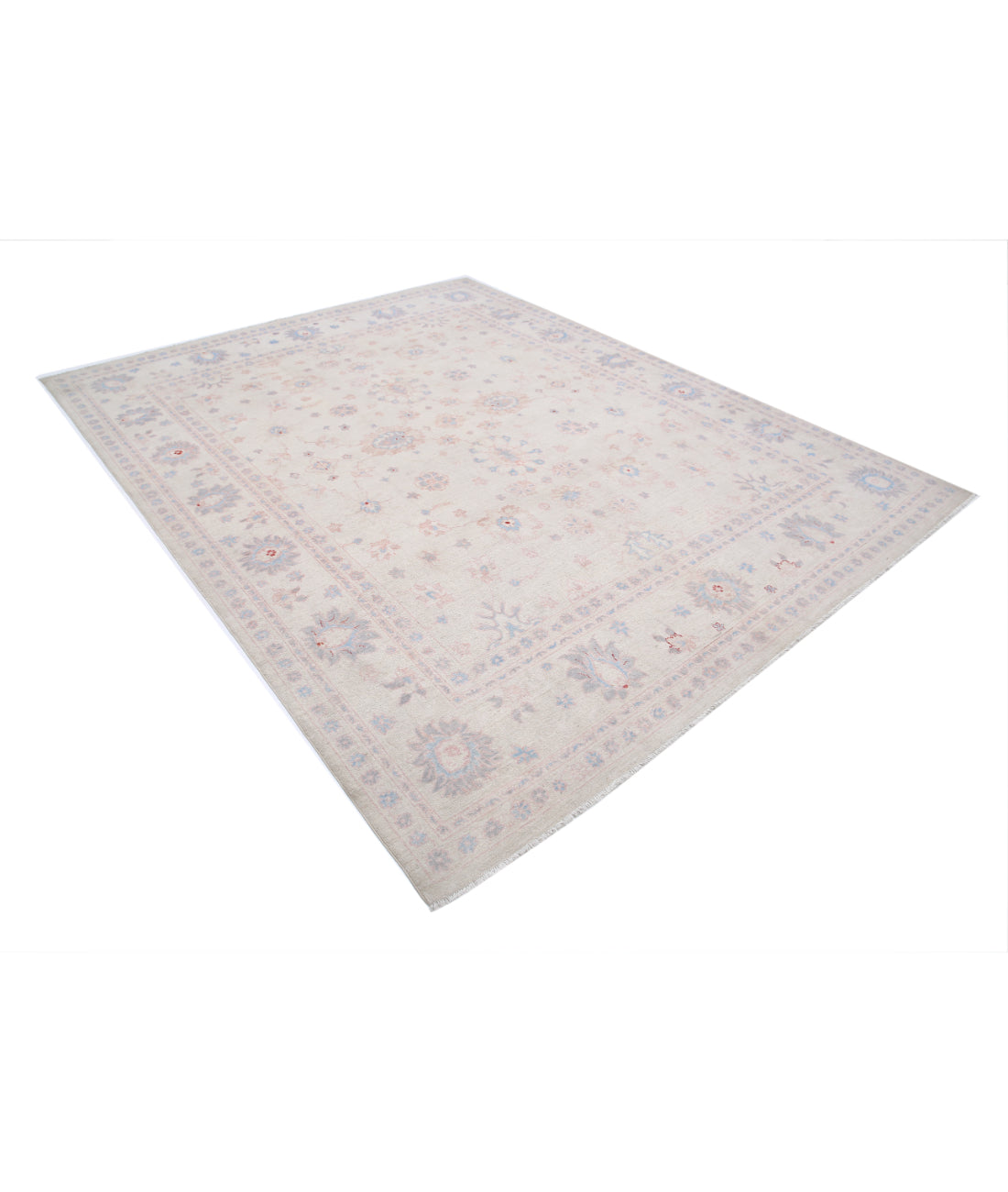 Hand Knotted Serenity Wool Rug - 7'11'' x 9'9'' 7'11'' x 9'9'' (238 X 293) / Ivory / Ivory