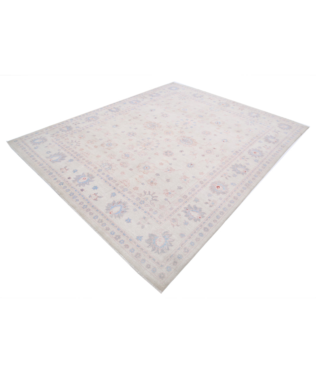 Hand Knotted Serenity Wool Rug - 7'11'' x 9'9'' 7'11'' x 9'9'' (238 X 293) / Ivory / Ivory