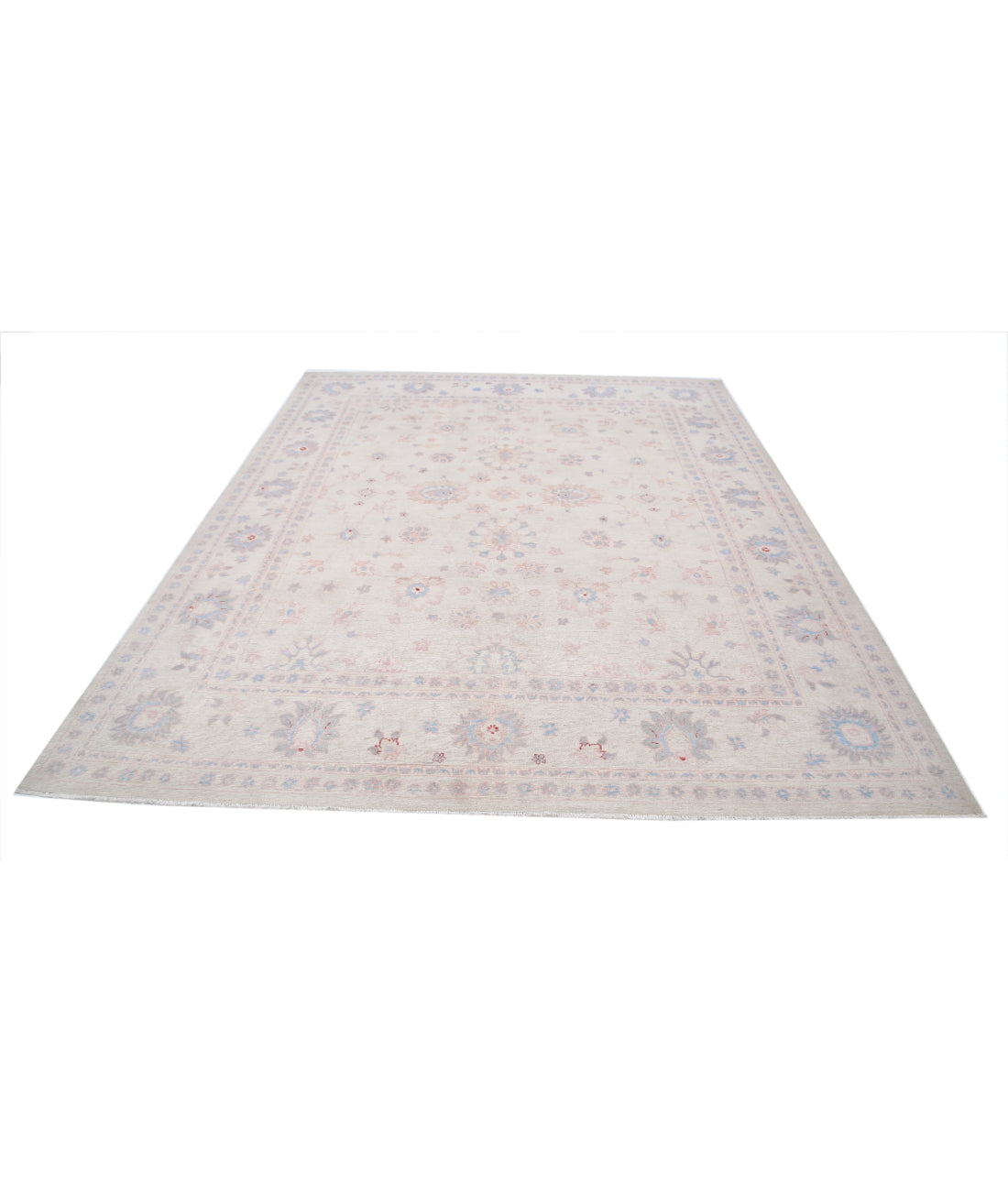Hand Knotted Serenity Wool Rug - 7'11'' x 9'9'' 7'11'' x 9'9'' (238 X 293) / Ivory / Ivory