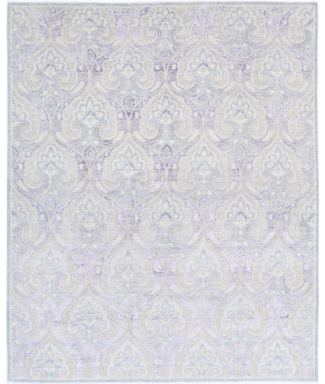 Hand Knotted Artemix Wool Rug - 7'10'' x 9'10''