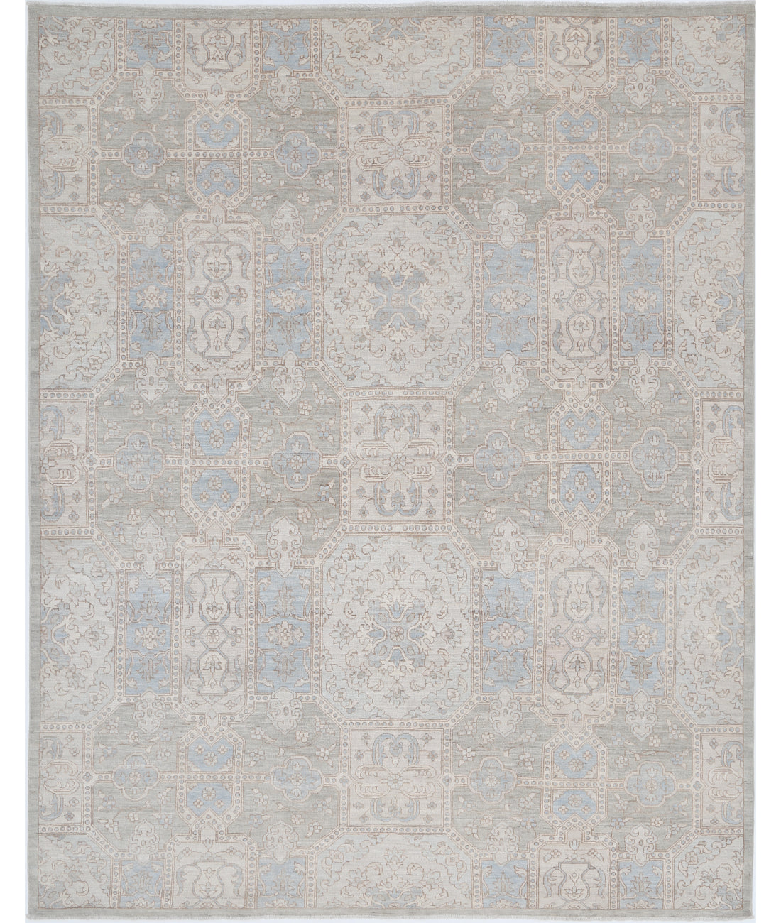 Hand Knotted Serenity Wool Rug - 7'8'' x 9'8''
