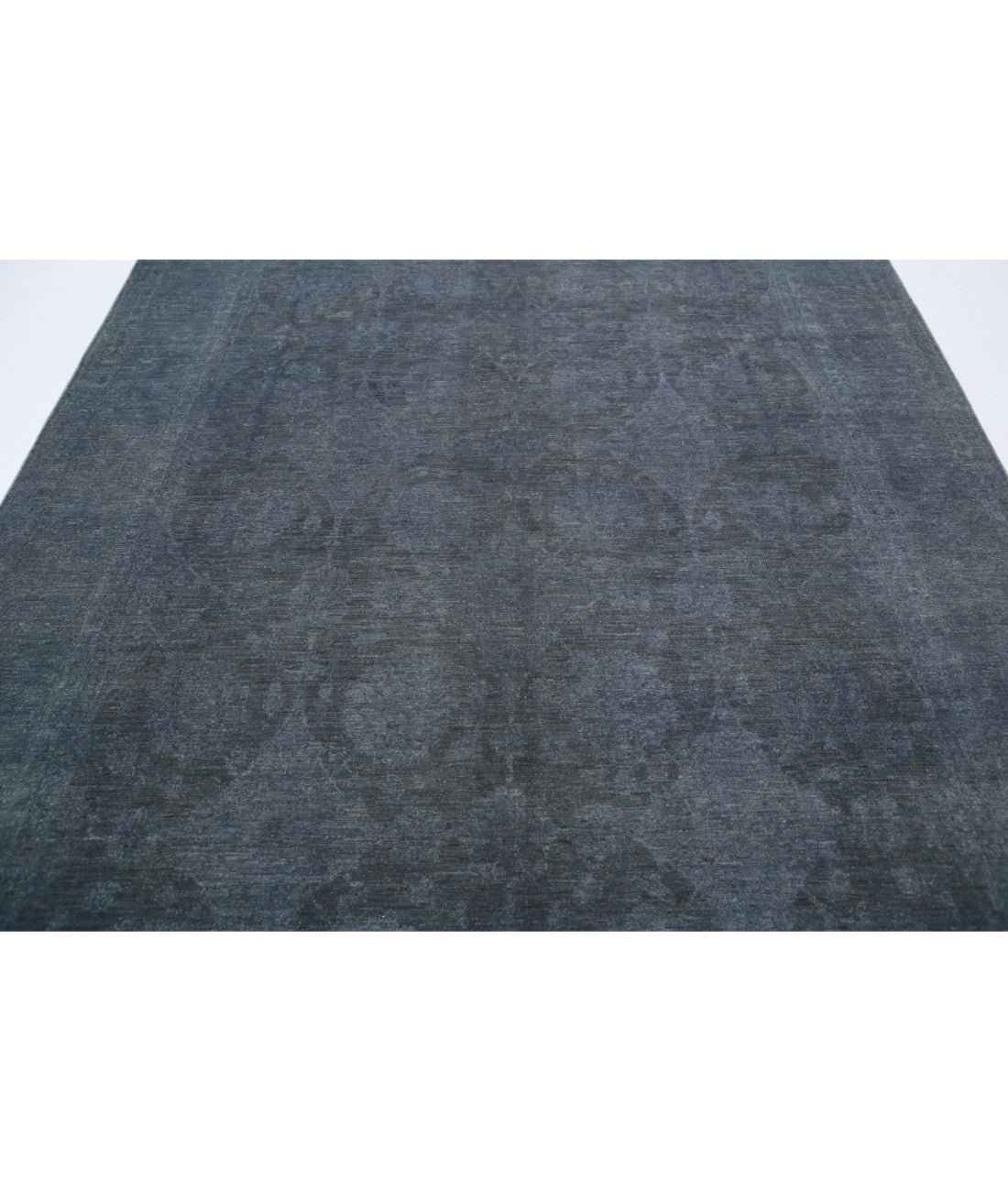 Hand Knotted Overdye Wool Rug - 7'4'' x 10'2'' 7'4'' x 10'2'' (220 X 305) / Grey / Grey