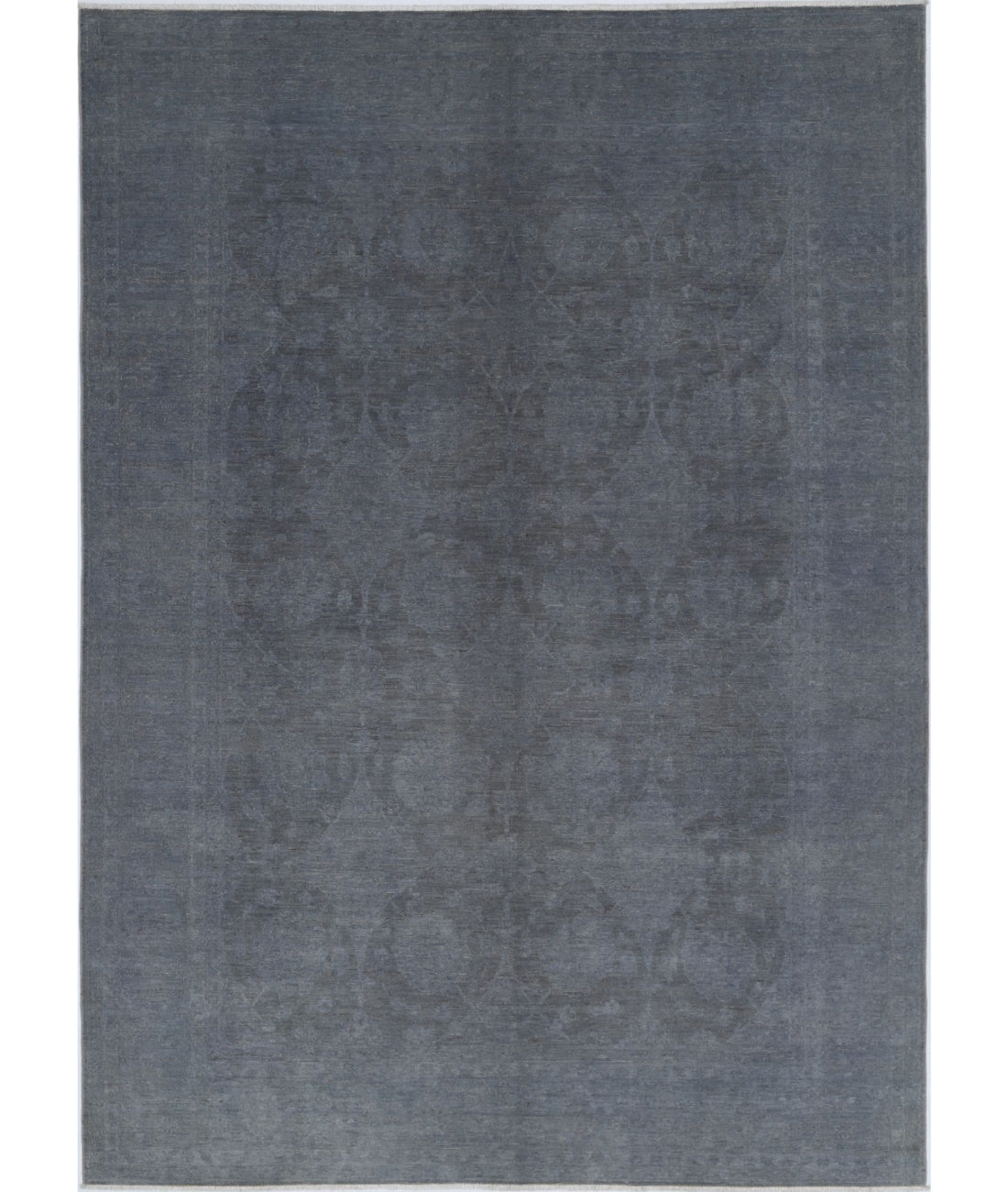 Hand Knotted Overdye Wool Rug - 7'4'' x 10'2''