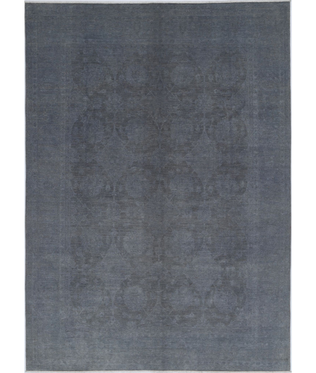 Hand Knotted Overdye Wool Rug - 7'4'' x 10'2'' -5018853