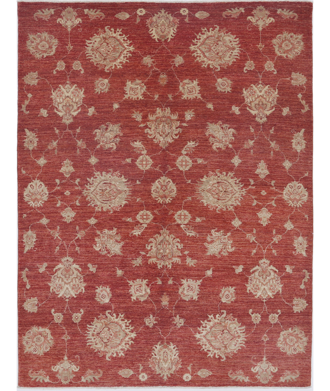 Hand Knotted Art &amp; Craft Wool Rug - 4&#39;10&#39;&#39; x 6&#39;6&#39;&#39; 4&#39;10&#39;&#39; x 6&#39;6&#39;&#39; (145 X 195) / Red / Red