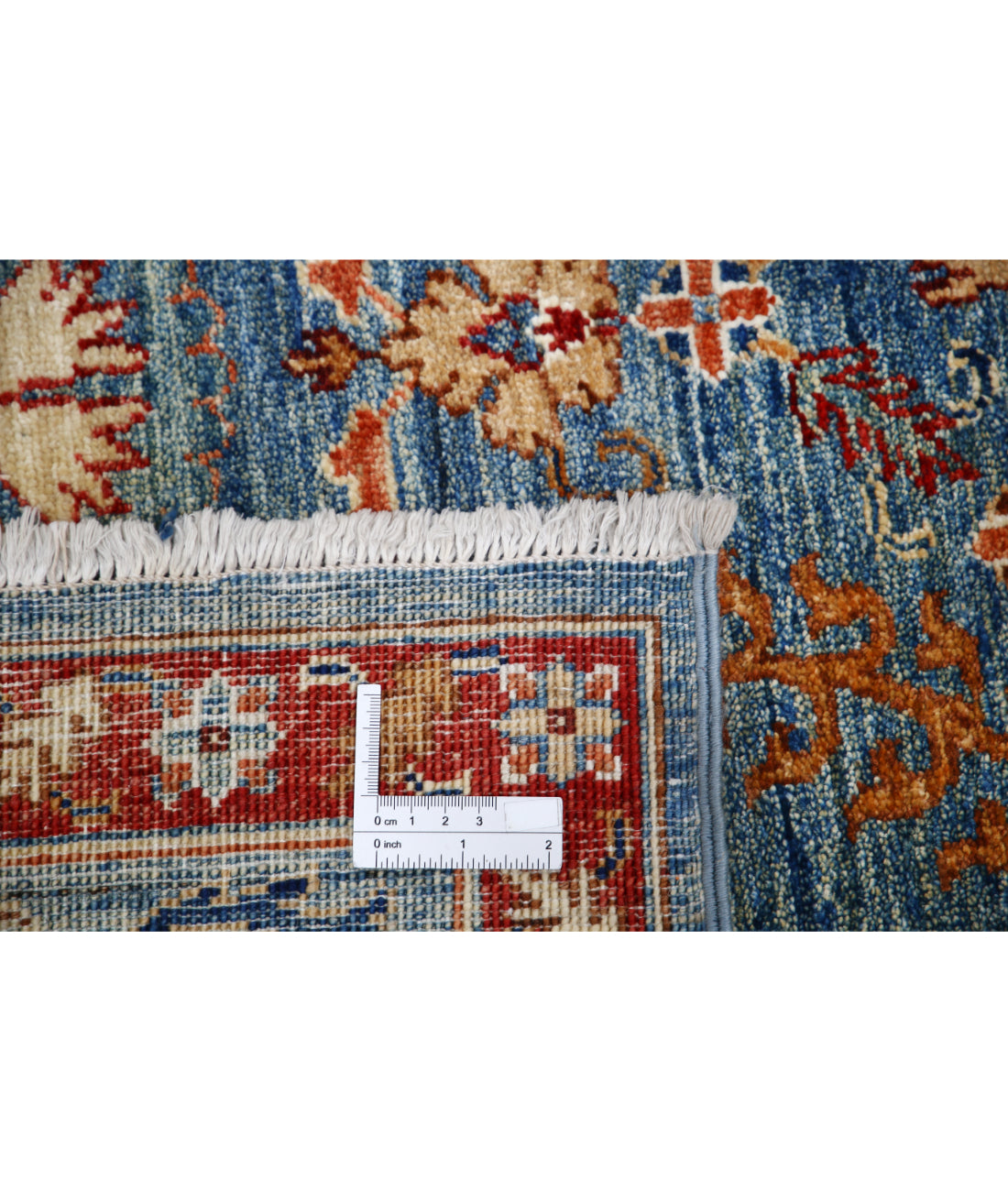 Hand Knotted Ziegler Suzani Wool Rug - 4'10'' x 6'7'' 4'10'' x 6'7'' (145 X 198) / Blue / Blue