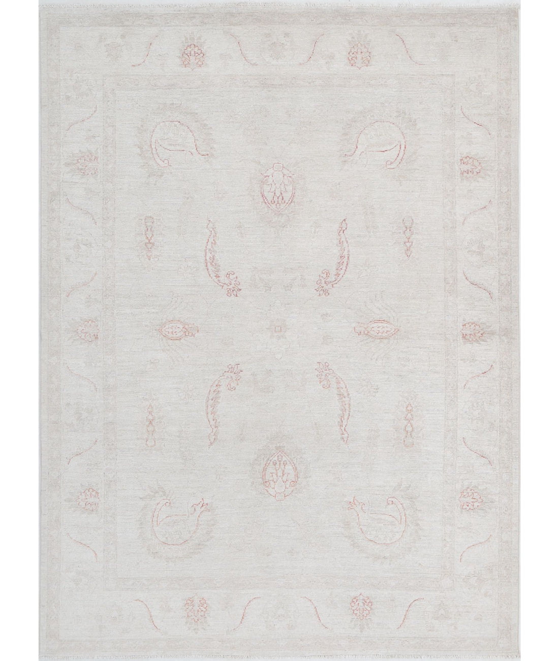 Hand Knotted Serenity Wool Rug - 4'11'' x 7'0''