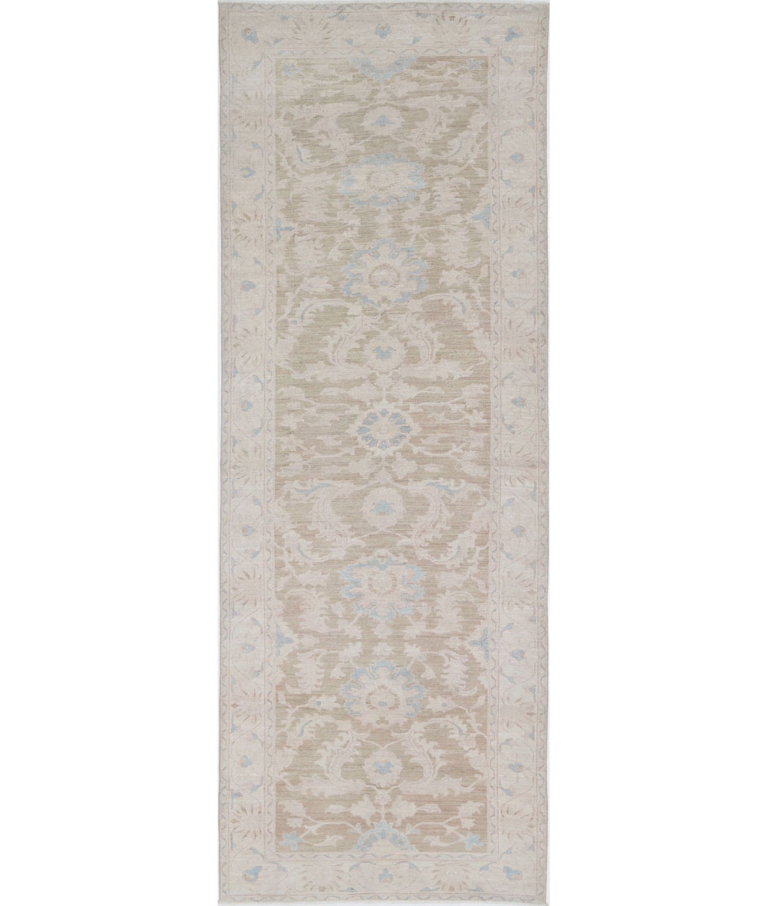 Hand Knotted Serenity Wool Rug - 4'2'' x 12'1''