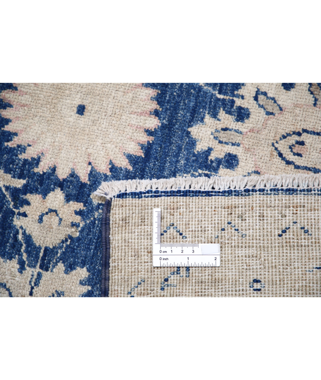 Hand Knotted Serenity Wool Rug - 3'11'' x 10'5'' 3'11'' x 10'5'' (118 X 313) / Blue / Ivory