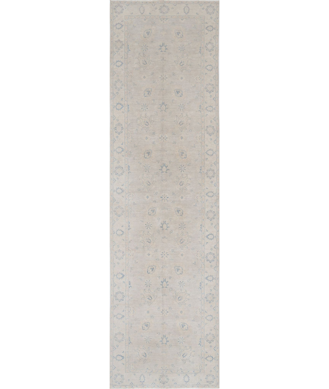 Hand Knotted Serenity Wool Rug - 3'11'' x 13'9''