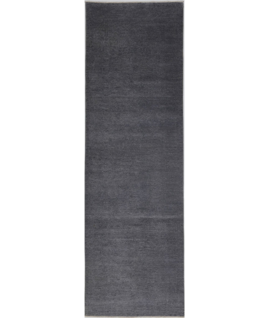 Hand Knotted Overdye Wool Rug - 3'1'' x 10'6''