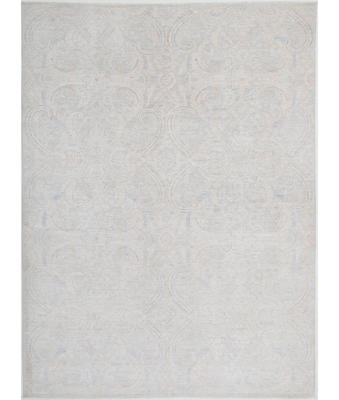 Hand Knotted Artemix Wool Rug - 6&#39;1&#39;&#39; x 8&#39;4&#39;&#39; 6&#39;1&#39;&#39; x 8&#39;4&#39;&#39; (183 X 250) / Grey / Blue