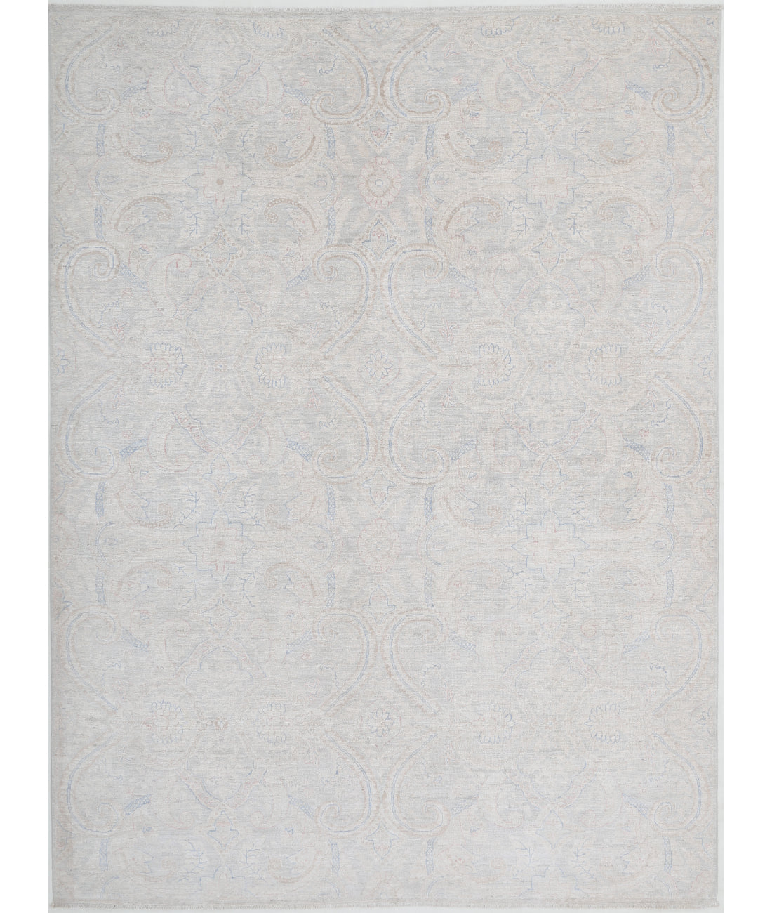 Hand Knotted Artemix Wool Rug - 6'1'' x 8'4''