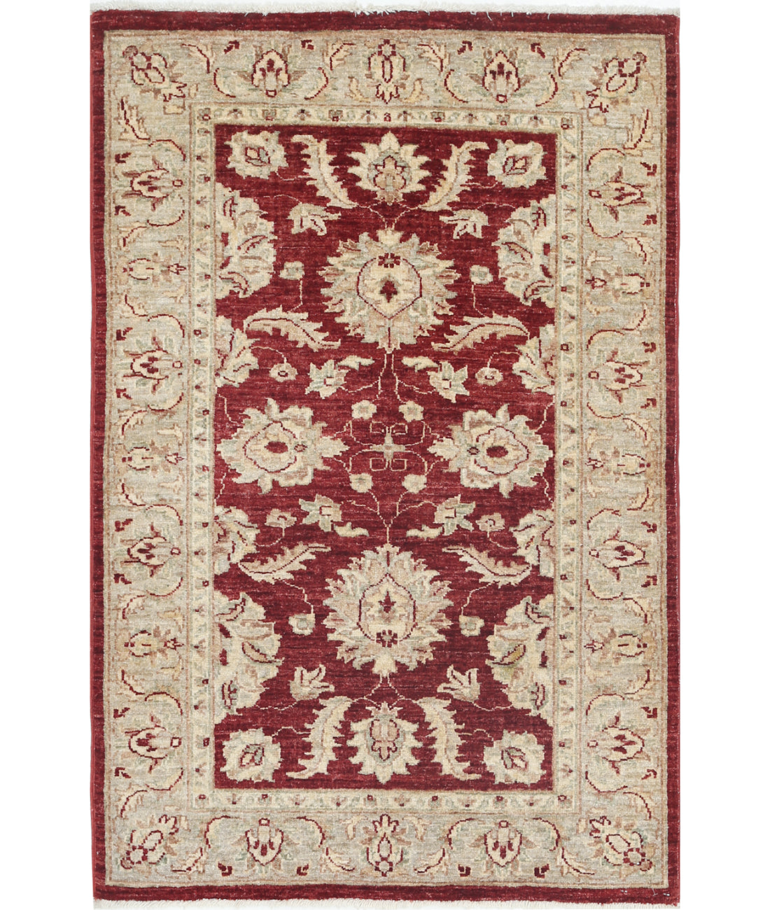 Hand Knotted Ziegler Farhan Wool Rug - 3&#39;0&#39;&#39; x 4&#39;7&#39;&#39;