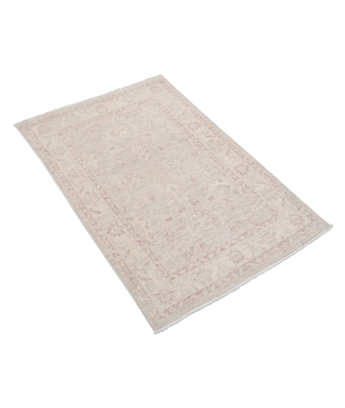 Hand Knotted Serenity Wool Rug - 2'7'' x 3'11'' 2'7'' x 3'11'' (78 X 118) / Grey / Ivory