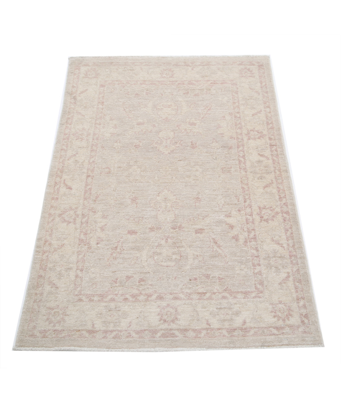 Hand Knotted Serenity Wool Rug - 2'7'' x 3'11'' 2'7'' x 3'11'' (78 X 118) / Grey / Ivory