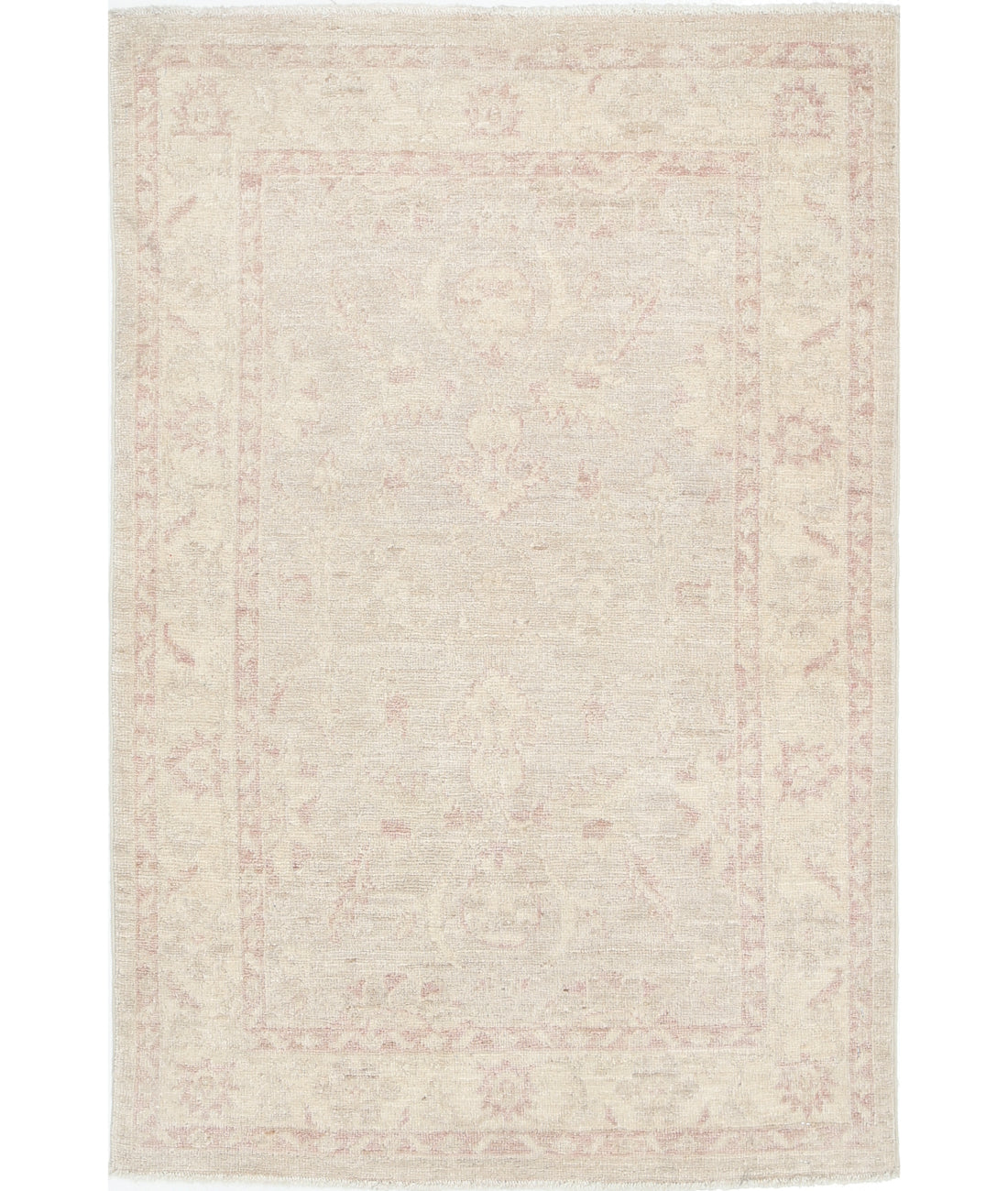 Hand Knotted Serenity Wool Rug - 2'7'' x 3'11'' 2'7'' x 3'11'' (78 X 118) / Grey / Ivory
