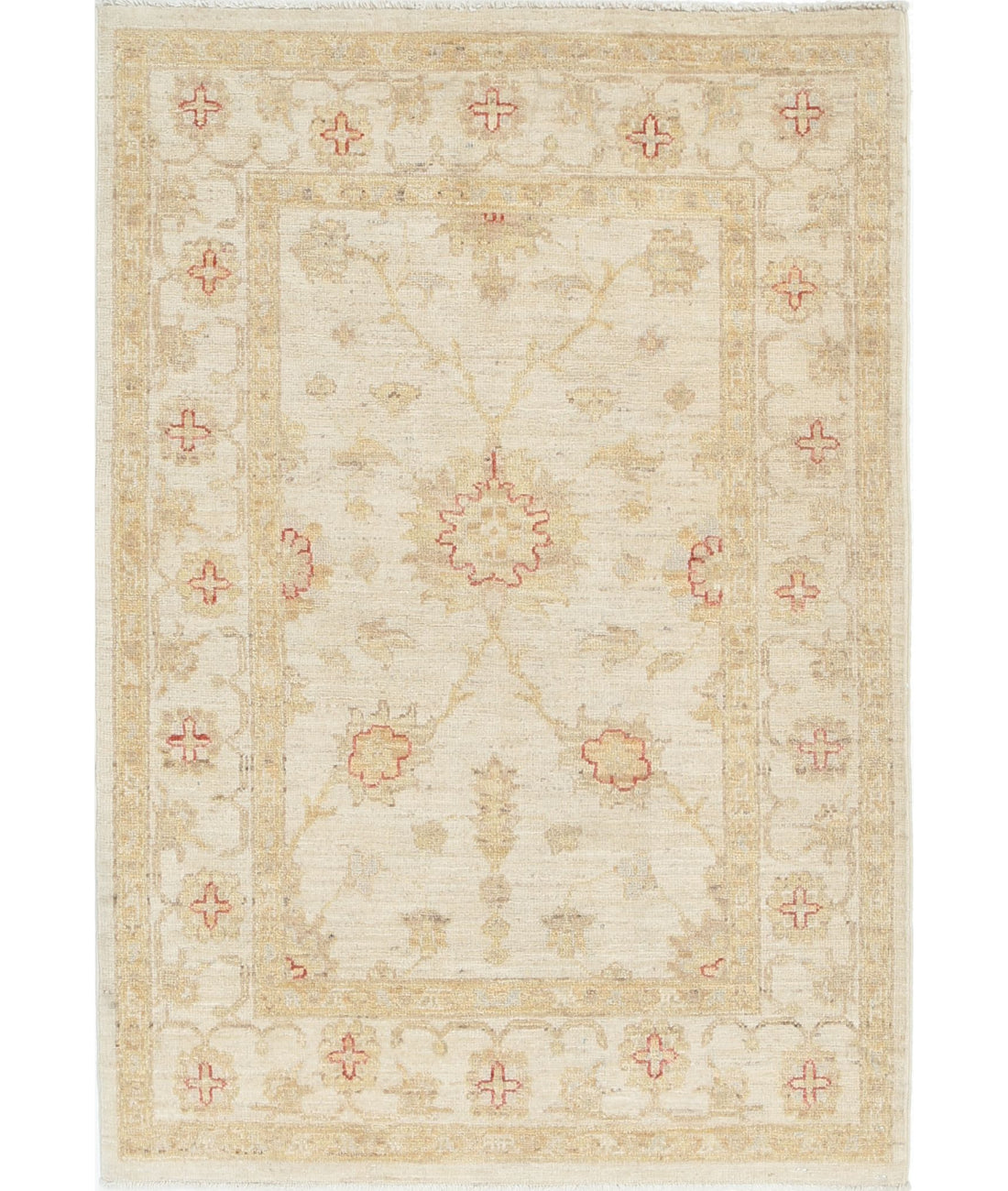 Hand Knotted Ziegler Farhan Wool Rug - 2'8'' x 3'11''