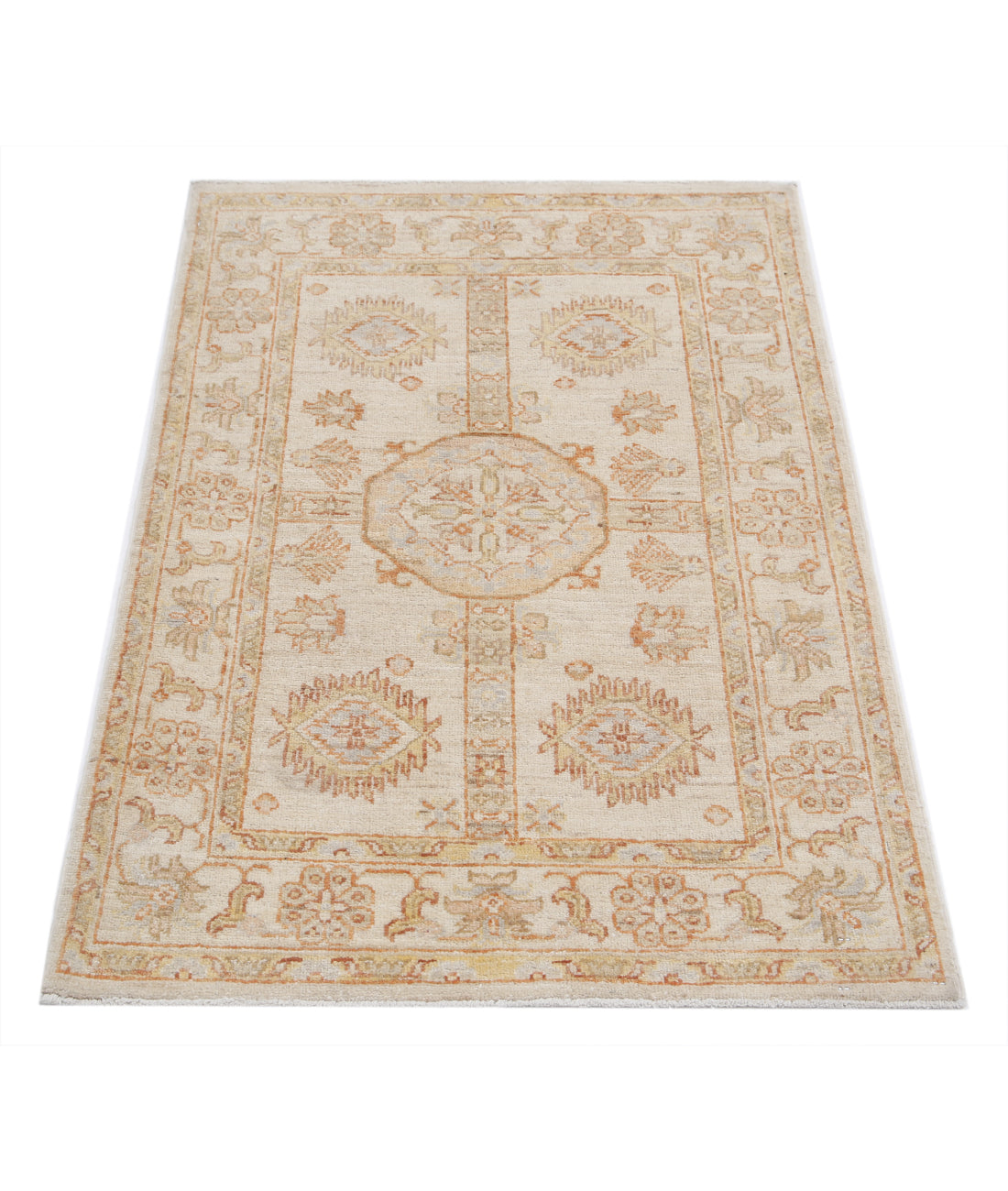 Hand Knotted Serenity Wool Rug - 2'7'' x 3'7'' 2'7'' x 3'7'' (78 X 108) / Ivory / Ivory