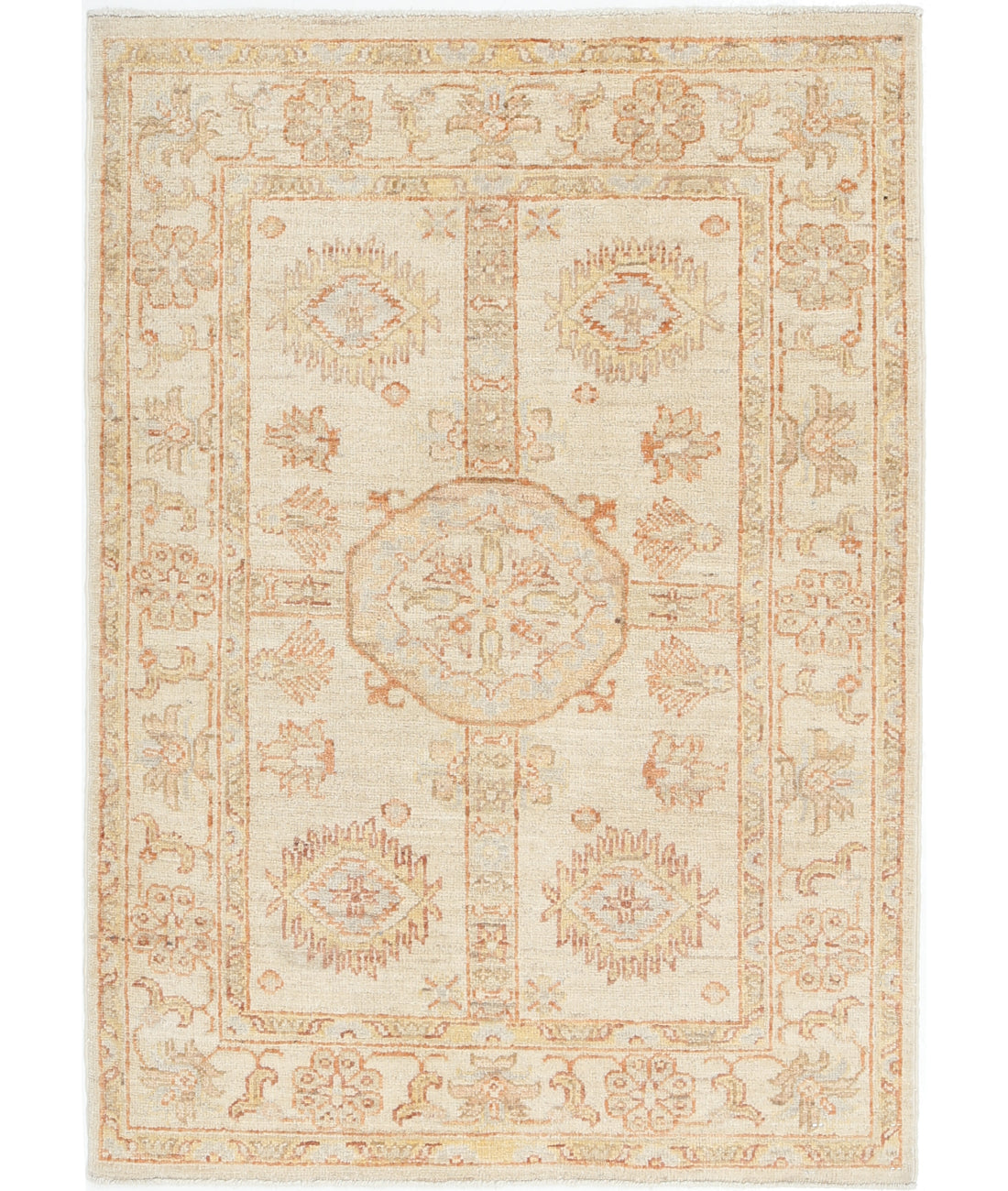 Hand Knotted Serenity Wool Rug - 2&#39;7&#39;&#39; x 3&#39;7&#39;&#39; 2&#39;7&#39;&#39; x 3&#39;7&#39;&#39; (78 X 108) / Ivory / Ivory