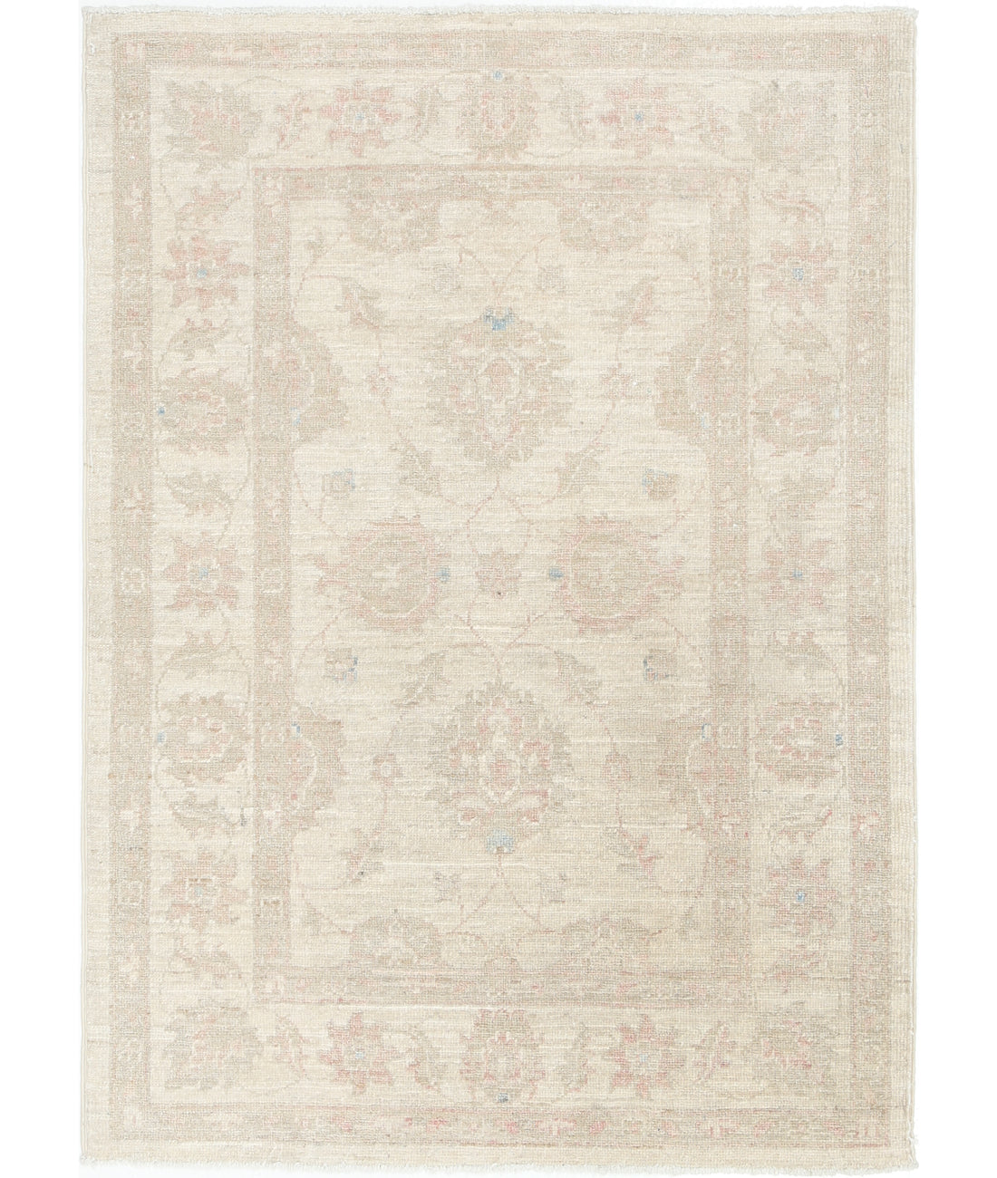 Hand Knotted Serenity Wool Rug - 2'9'' x 3'11'' 2'9'' x 3'11'' (83 X 118) / Ivory / Ivory
