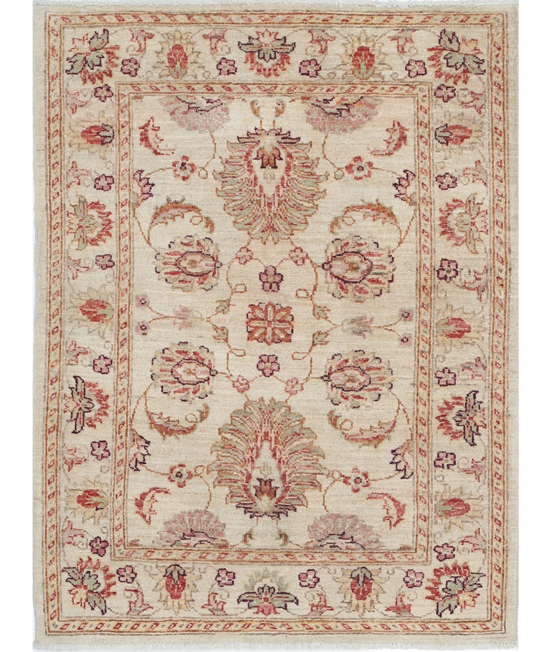 Hand Knotted Ziegler Farhan Wool Rug - 2'10'' x 3'10''