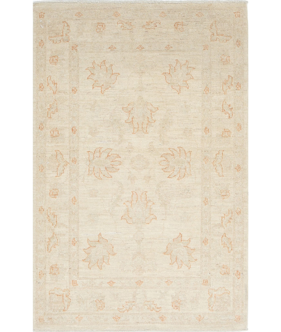 Hand Knotted Serenity Wool Rug - 2'7'' x 3'10'' 2'7'' x 3'10'' (78 X 115) / Ivory / Ivory
