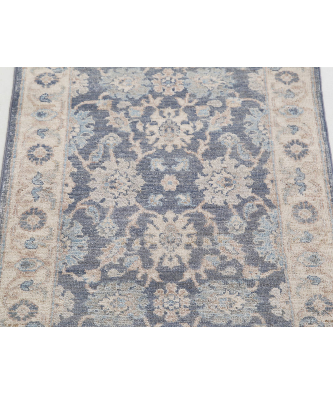 Hand Knotted Serenity Wool Rug - 2'0'' x 2'11'' 2'0'' x 2'11'' (60 X 88) / Grey / Ivory