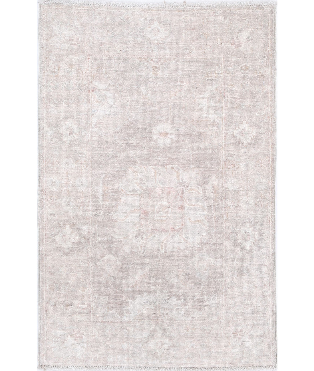 Hand Knotted Serenity Wool Rug - 1'11'' x 2'11'' 1'11'' x 2'11'' (58 X 88) / Brown / Brown