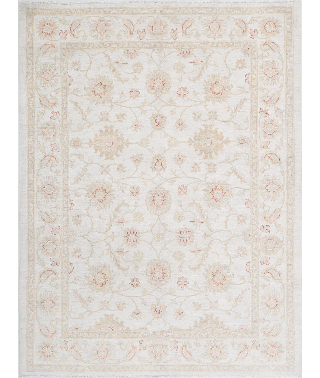 Hand Knotted Serenity Wool Rug - 5'8'' x 7'6''
