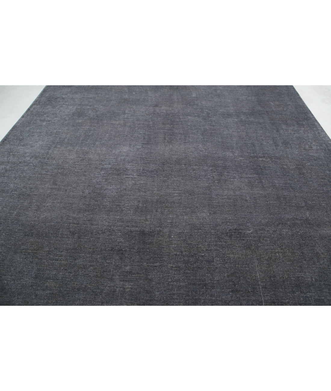 Hand Knotted Overdye Wool Rug - 9'8'' x 13'9'' 9'8'' x 13'9'' (290 X 413) / Grey / Grey